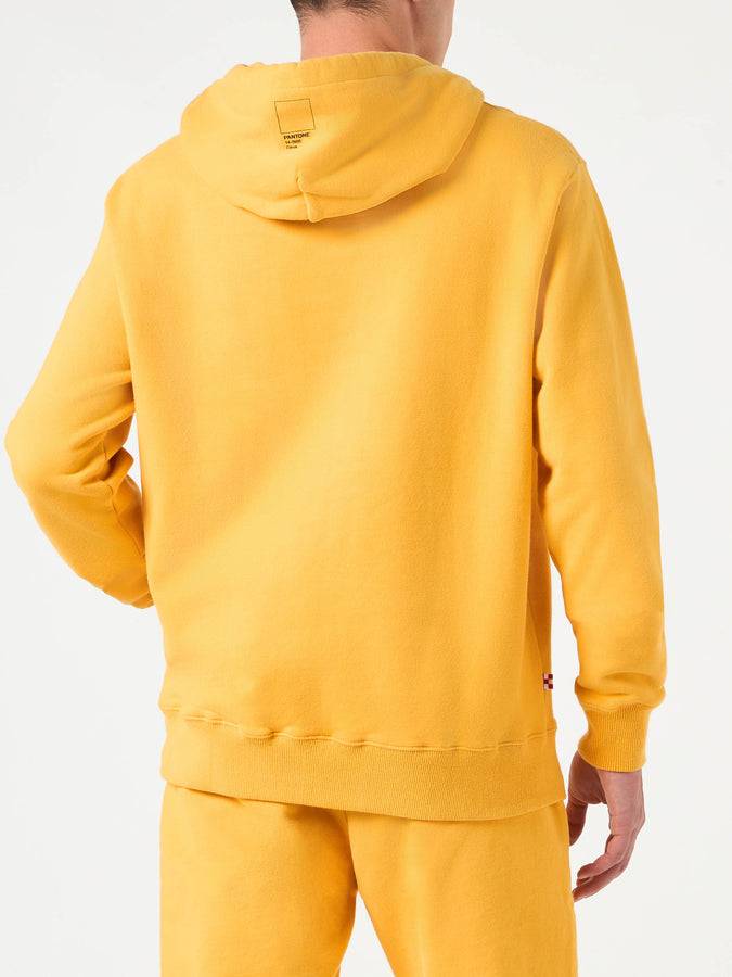 Mc2 Saint Barth Felpa Con Cappuccio Giallo Ocra | Edizione Speciale Pantone™