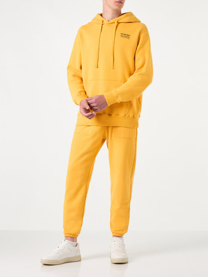 Mc2 Saint Barth Felpa Con Cappuccio Giallo Ocra | Edizione Speciale Pantone™
