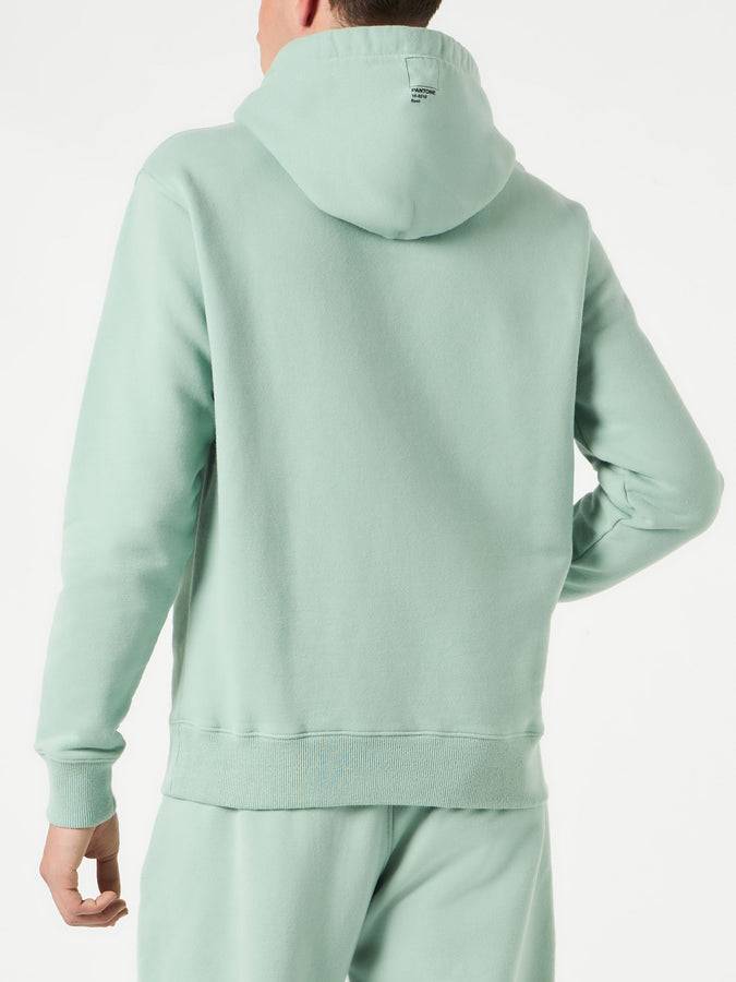 Mc2 Saint Barth Felpa Con Cappuccio Verde Chiaro | Edizione Speciale Pantone™