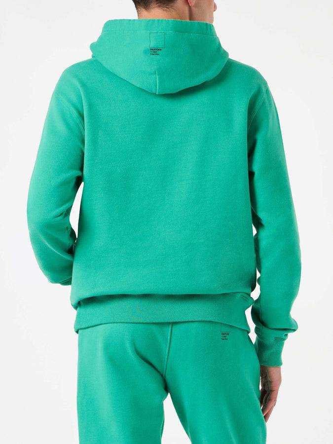 Mc2 Saint Barth Felpa Con Cappuccio Verde Erba | Edizione Speciale Pantone™