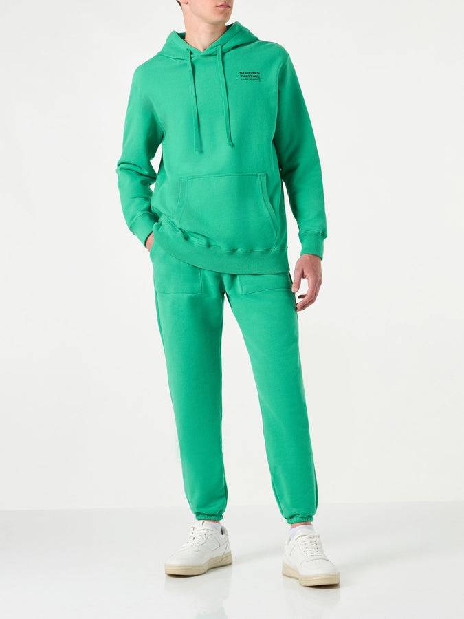 Mc2 Saint Barth Felpa Con Cappuccio Verde Erba | Edizione Speciale Pantone™