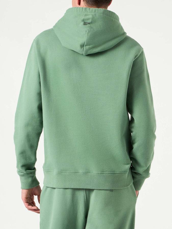 Mc2 Saint Barth Felpa Con Cappuccio Verde Militare | Edizione Speciale Pantone™