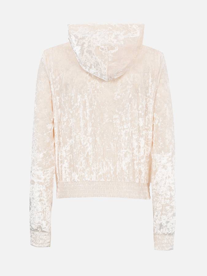 Mc2 Saint Barth Felpa Con Zip Da Donna In Ciniglia Jasmine