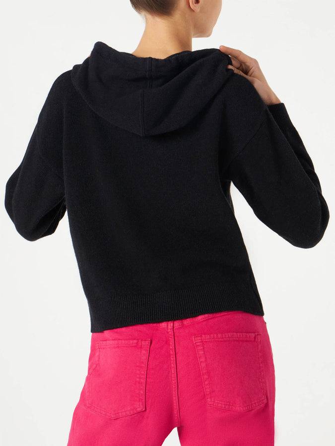 Mc2 Saint Barth Felpa Corta In Maglia Con Ricamo St. Barth