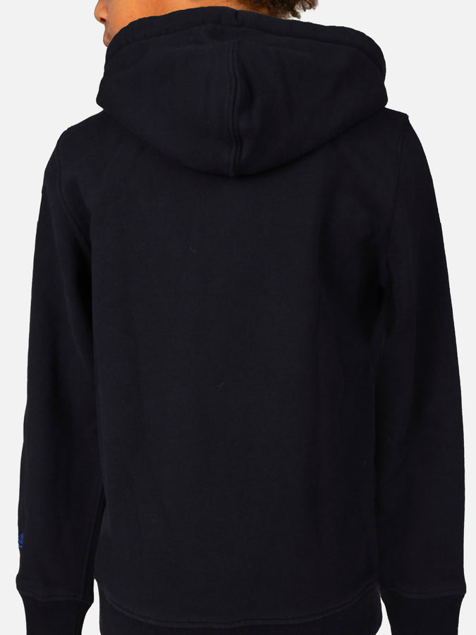 Mc2 Saint Barth Felpa Da Bambino Blu Navy Ricamo Off Piste Team