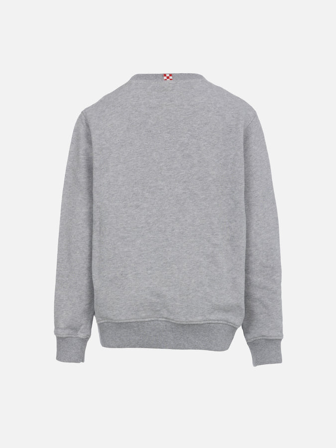 Mc2 Saint Barth Felpa Da Bambino Bobby Con Stampa St. Barth Sport Club