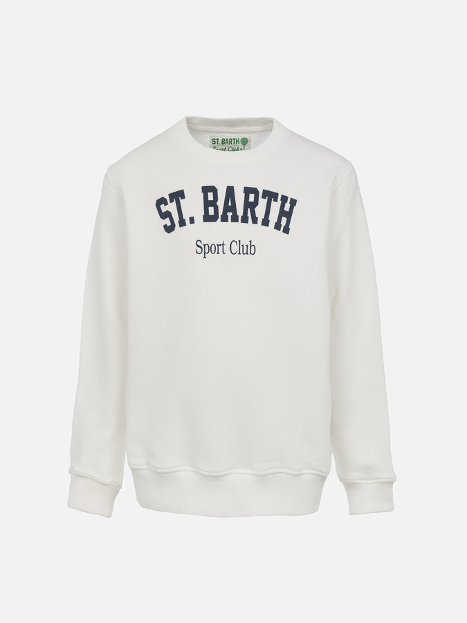 Mc2 Saint Barth Felpa da bambino Bobby con stampa St. Barth sport club