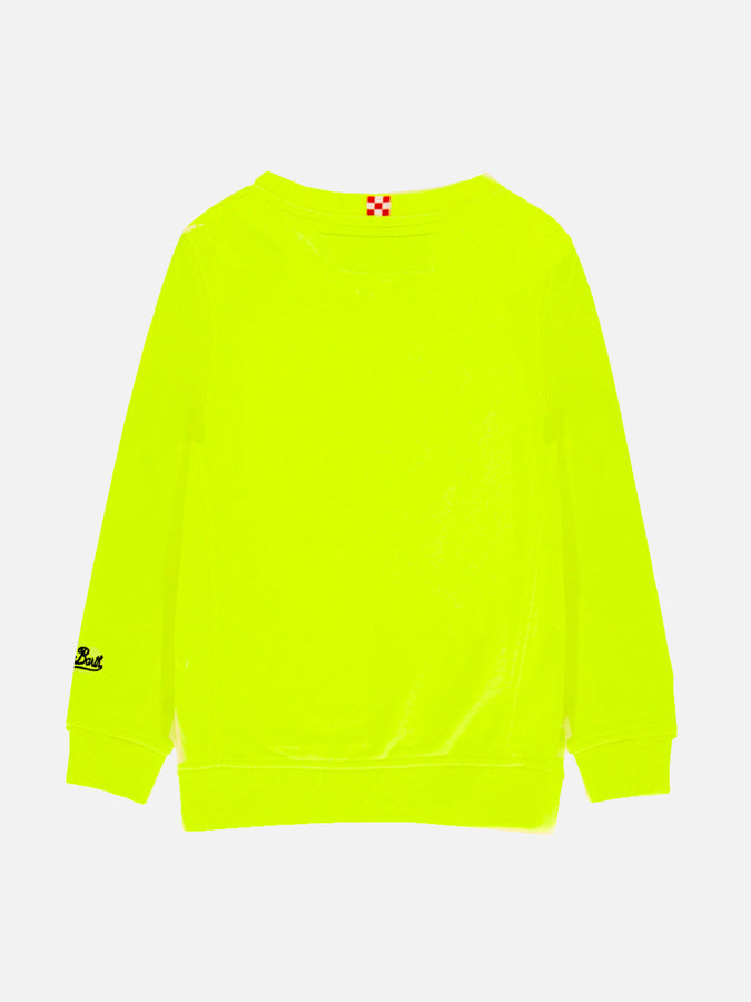 Mc2 Saint Barth Felpa Da Bambino Giallo Fluo Après Ski