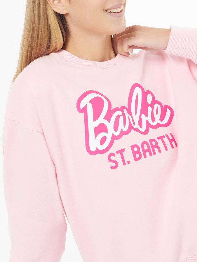 Mc2 Saint Barth Felpa Da Donna Con Stampa Barbie St. Barth | EDIZIONE SPECIALE BARBIE