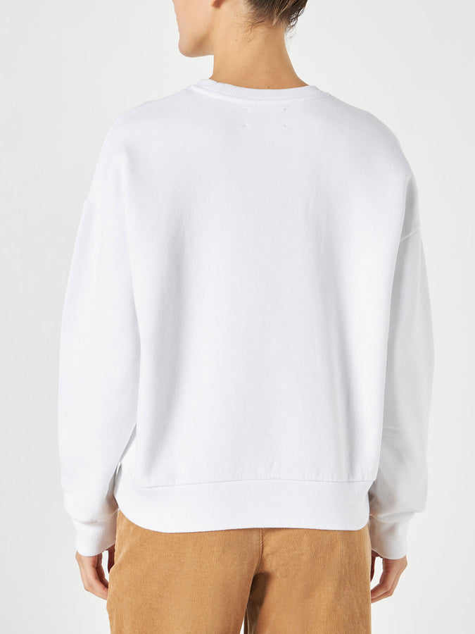 Mc2 Saint Barth Felpa Da Donna In Felpa Con Stampa Cartolina Di Parigi