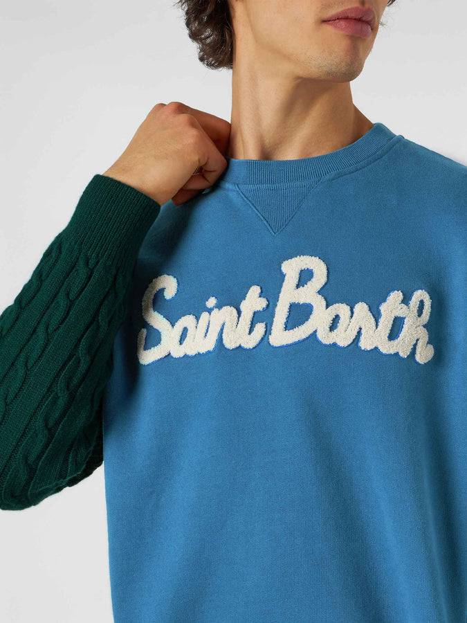 Mc2 Saint Barth Felpa Da Uomo Con Maniche In Maglia