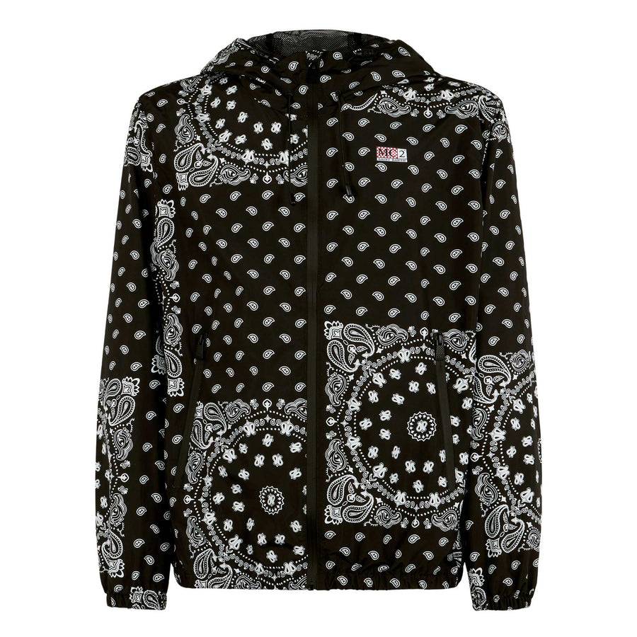 Mc2 Saint Barth Giacca A Vento Leggera Da Uomo Con Cappuccio E Stampa Bandana