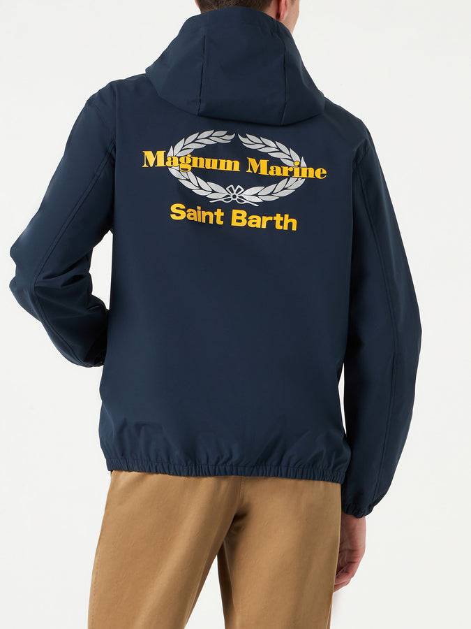 Mc2 Saint Barth Giacca A Vento Leggera Da Uomo Con Cappuccio | EDIZIONE SPECIALE MAGNUM MARINE
