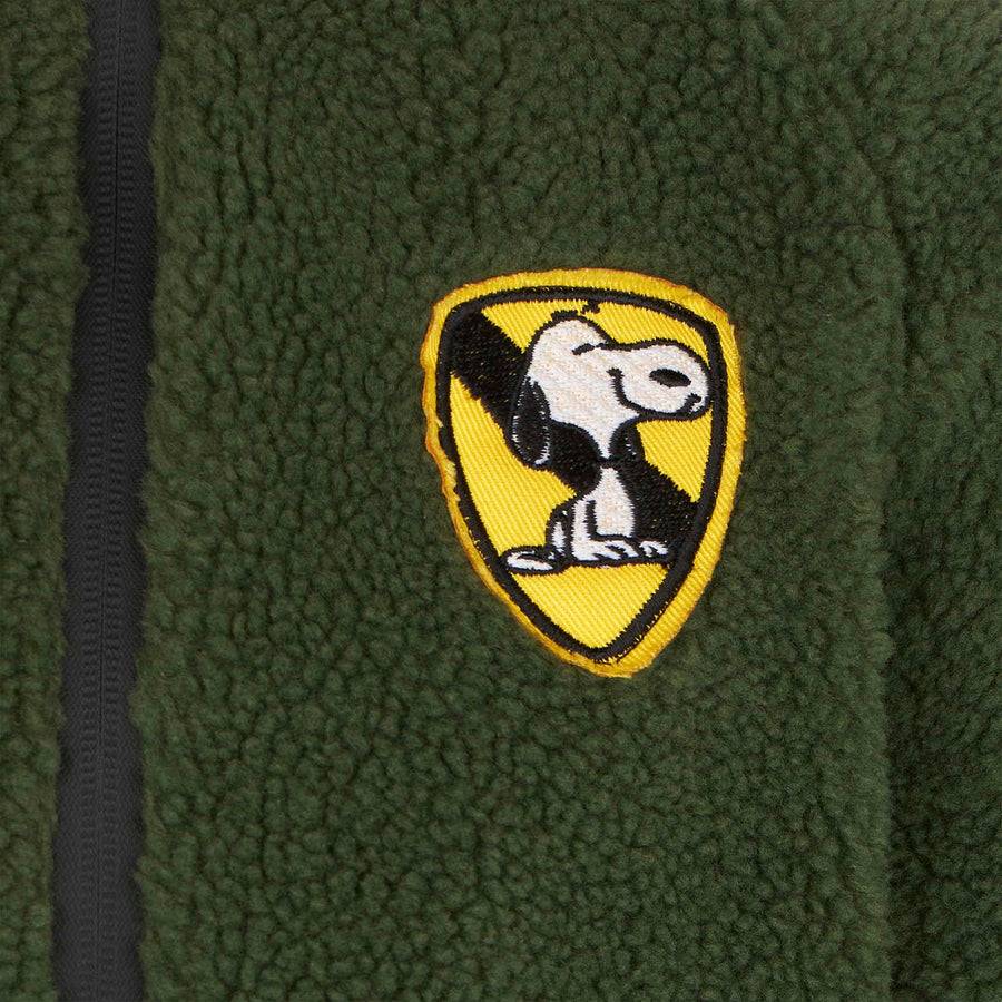 Mc2 Saint Barth Giacca Da Bambino In Sherpa Con Patch Snoopy | Edizione Speciale Peanuts®