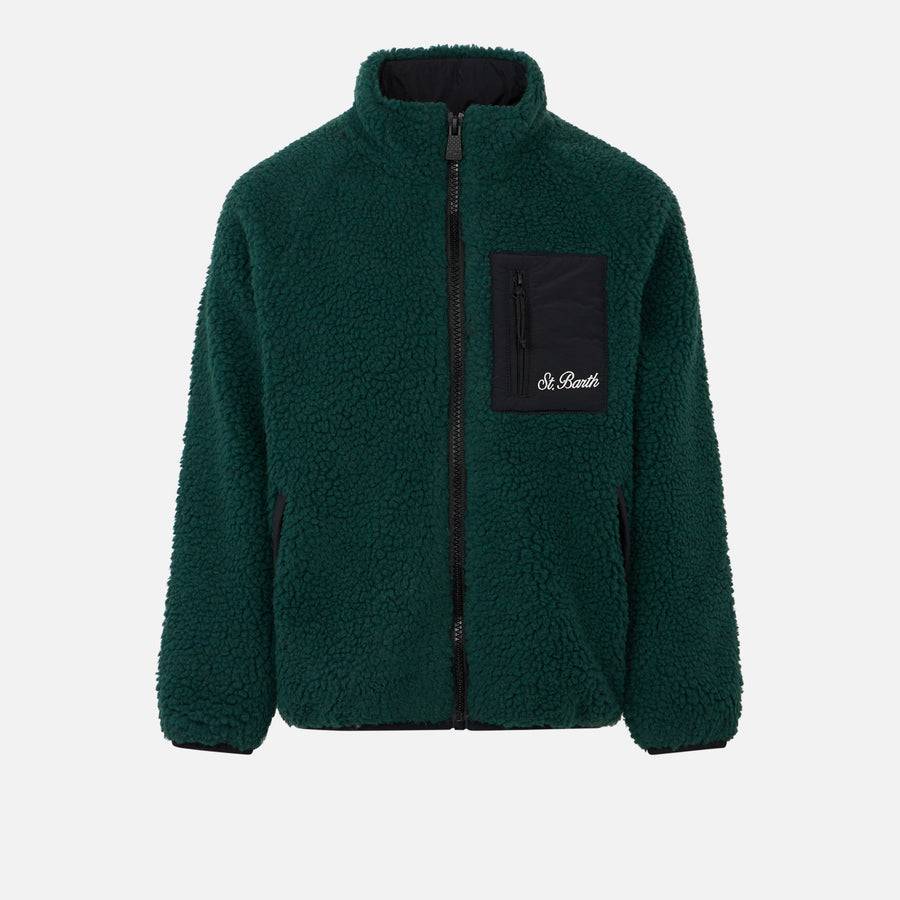 Mc2 Saint Barth Giacca Sherpa Da Bambino Con Stampa Snoopy | EDIZIONE SPECIALE SNOOPY PEANUTS™