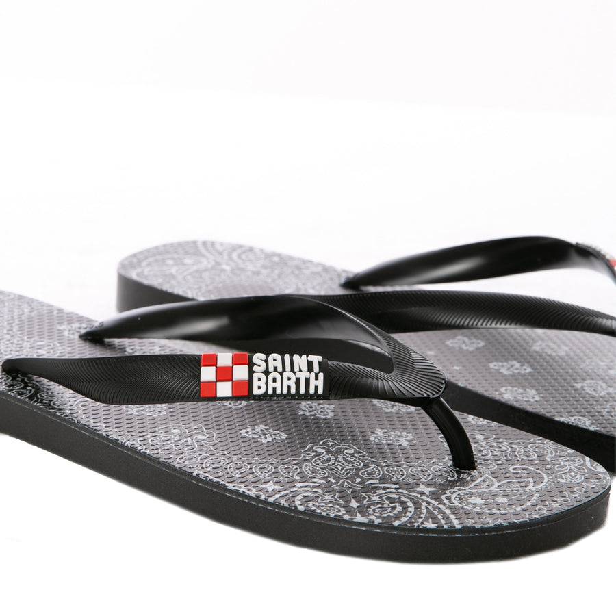 Mc2 Saint Barth Infradito Da Uomo Con Stampa Bandana