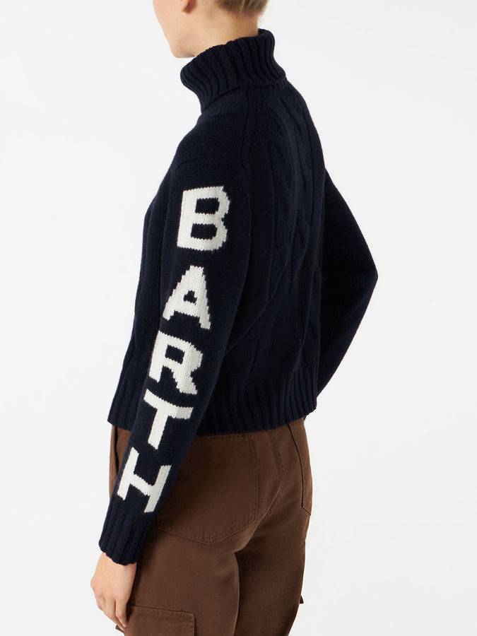 Mc2 Saint Barth Maglia A Collo Alto Intrecciata Saint Barth