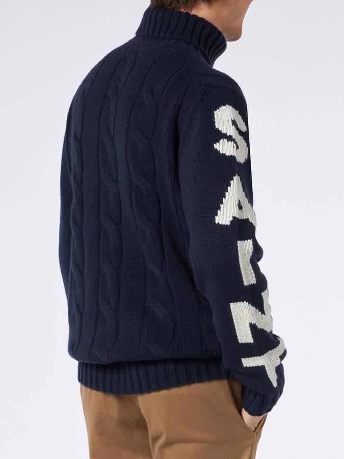 Mc2 Saint Barth Maglia A Collo Alto Intrecciata Saint Barth