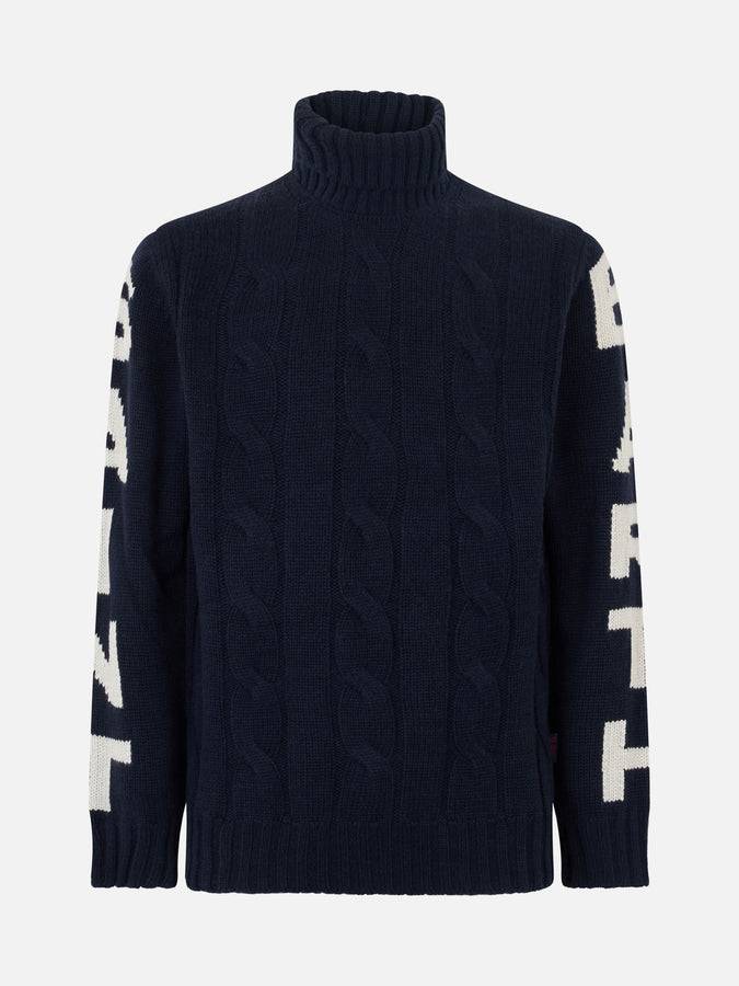 Mc2 Saint Barth Maglia A Collo Alto Intrecciata Saint Barth