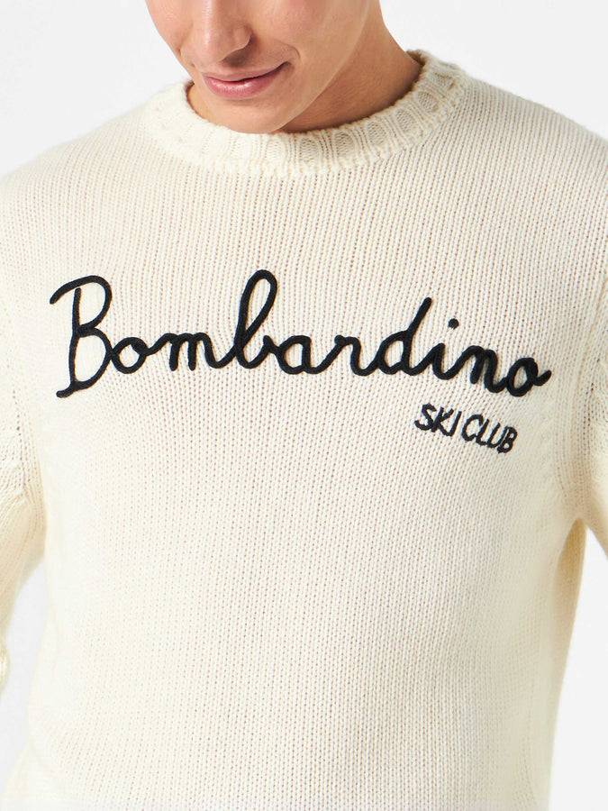 Mc2 Saint Barth Maglia Bombardino Ski Club In Misto Cashmere