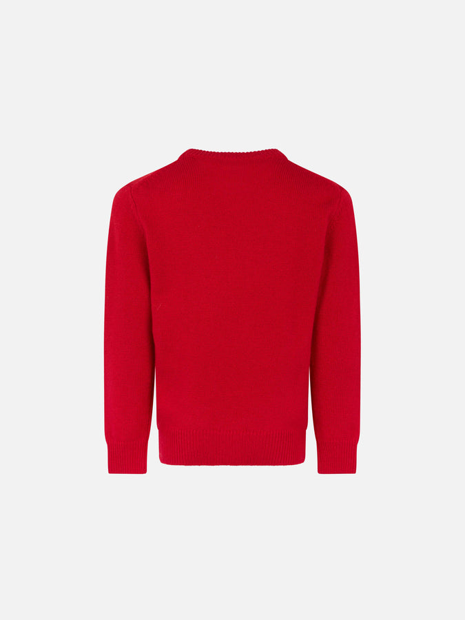 Mc2 Saint Barth Maglia Da Bambina Con Stampa Snoopy Christmas Mood | Edizione Speciale Peanuts™