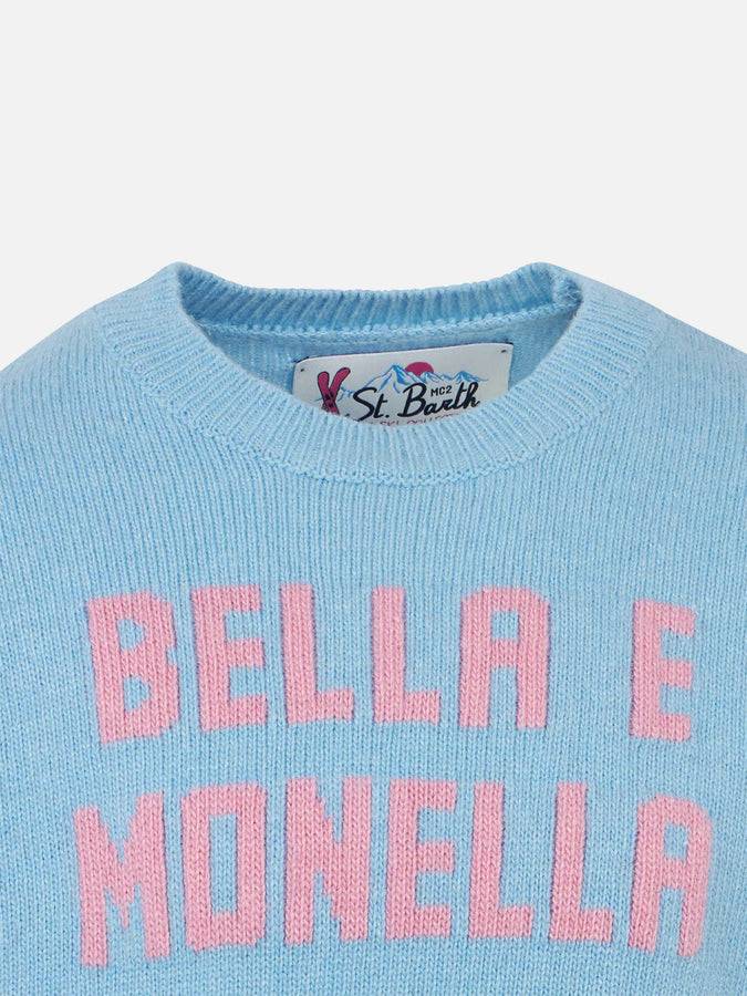 Mc2 Saint Barth Maglia Da Bambina Girocollo Con Stampa Bella E Monella