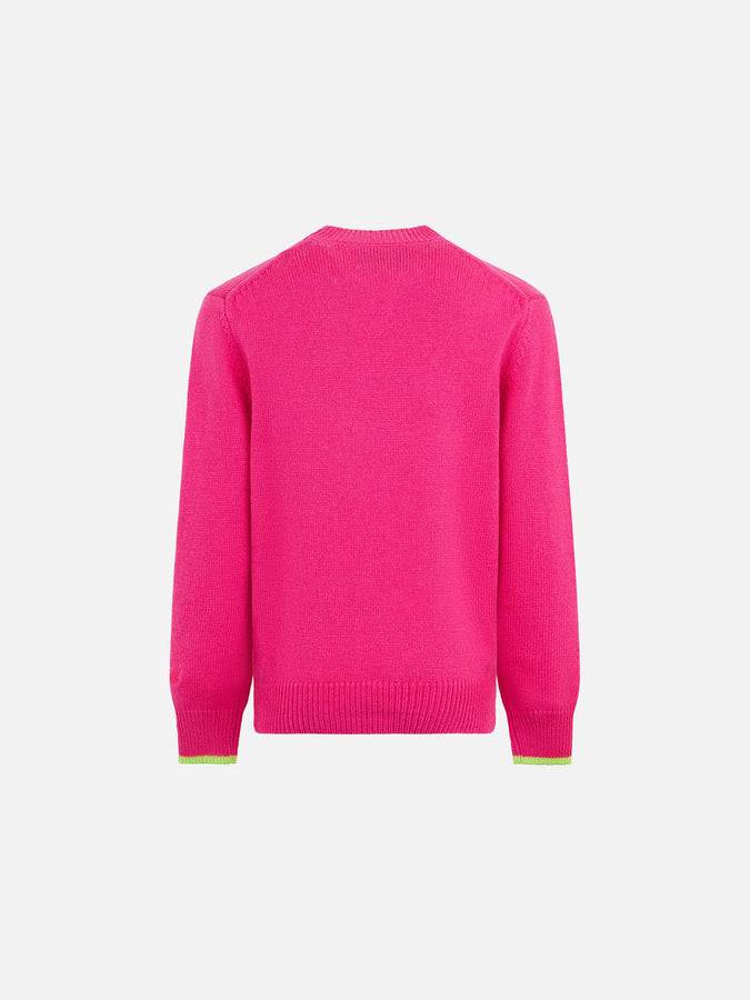 Mc2 Saint Barth Maglia Da Bambina Girocollo Con Stampa Too Cool For School