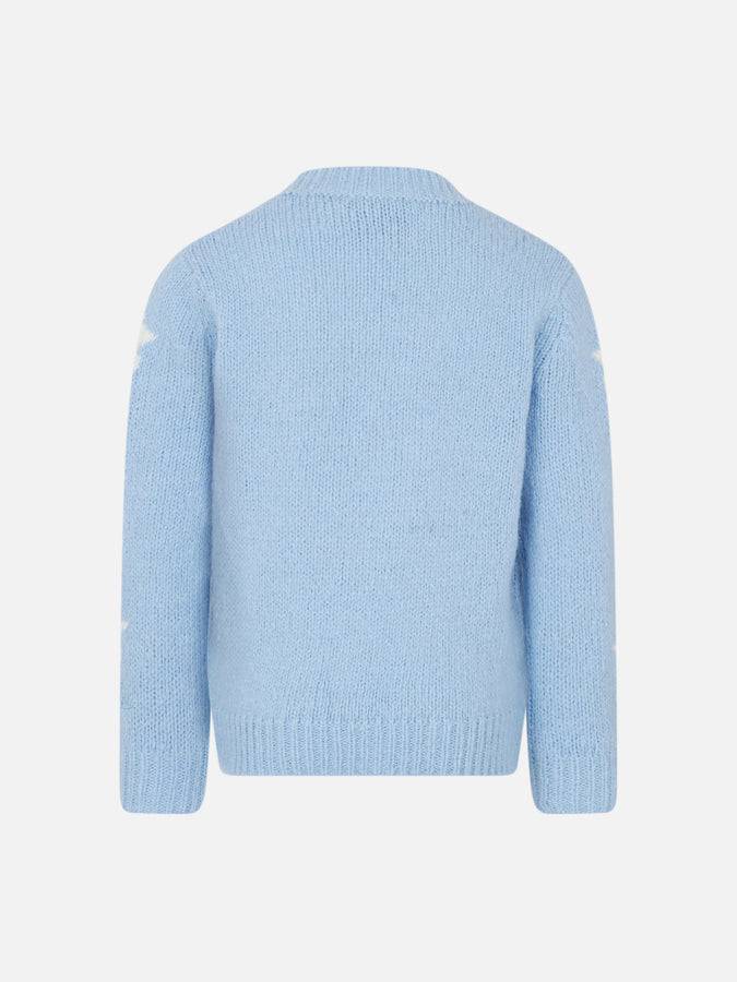 Mc2 Saint Barth Maglia Da Bambina Girocollo Morbida Con Stelle E Ricamo Figlia Delle Stelle | EDIZIONE SPECIALE DI NIKI DJ