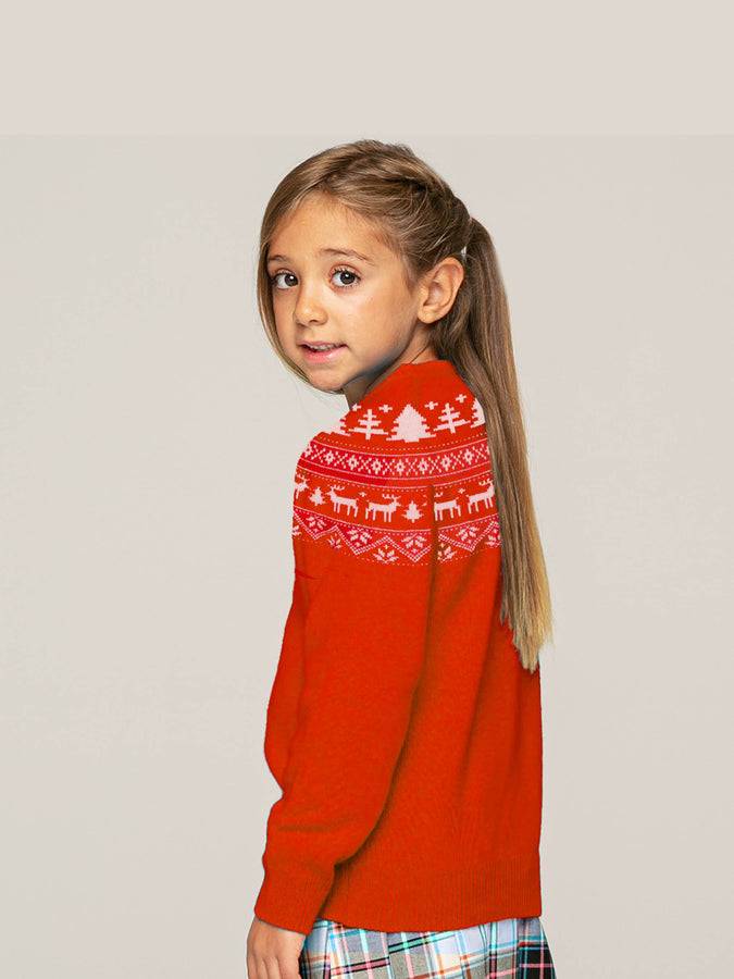 Mc2 Saint Barth Maglia Da Bambina In Stile Norvegese Con Stampa Saint Barth