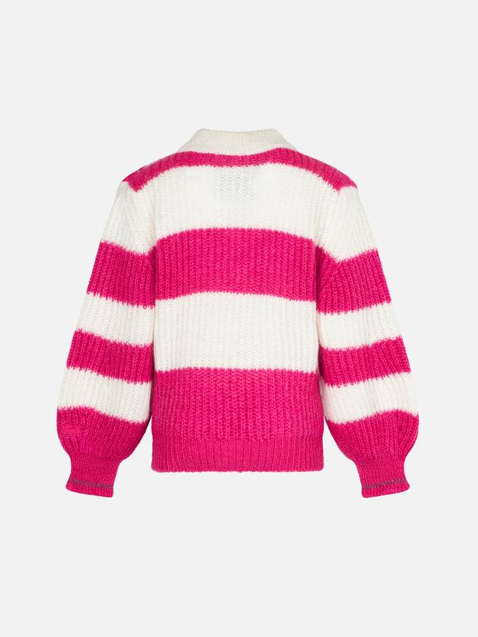 Mc2 Saint Barth Maglia Da Bambina Morbida Dalla Forma Squadrata Con Ricamo Snow Princess