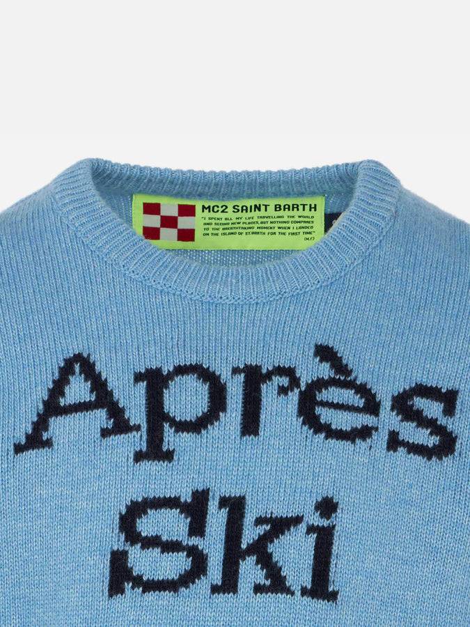 Mc2 Saint Barth Maglia Da Bambino Azzurra Après Ski