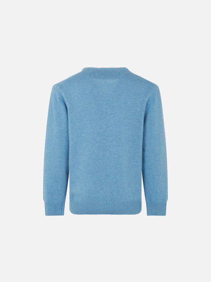 Mc2 Saint Barth Maglia Da Bambino Azzurra Après Ski