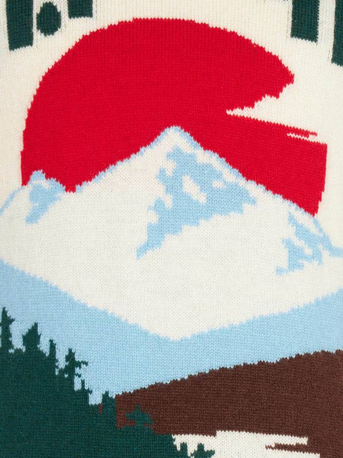 Mc2 Saint Barth Maglia Da Bambino Bianca Con Stampa Jacquard St. Moritz