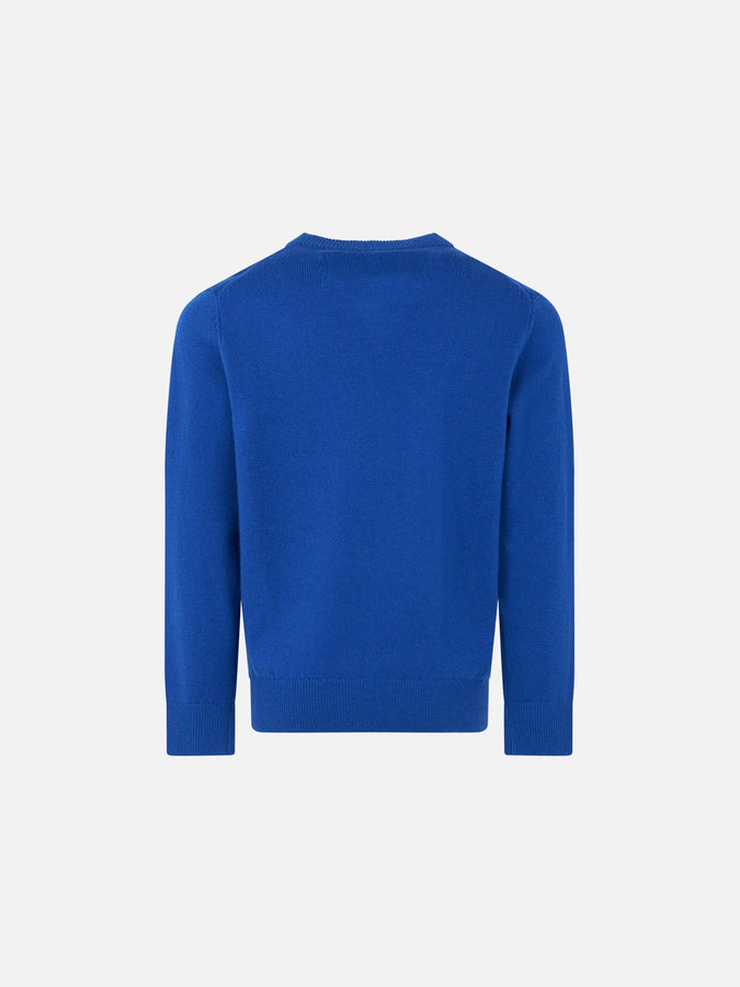 Mc2 Saint Barth Maglia Da Bambino Blu Stampa Snoopy Superhero | SNOOPY - EDIZIONE SPECIALE PEANUTS™