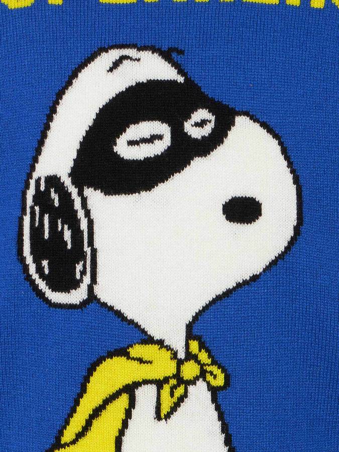 Mc2 Saint Barth Maglia Da Bambino Blu Stampa Snoopy Superhero | SNOOPY - EDIZIONE SPECIALE PEANUTS™
