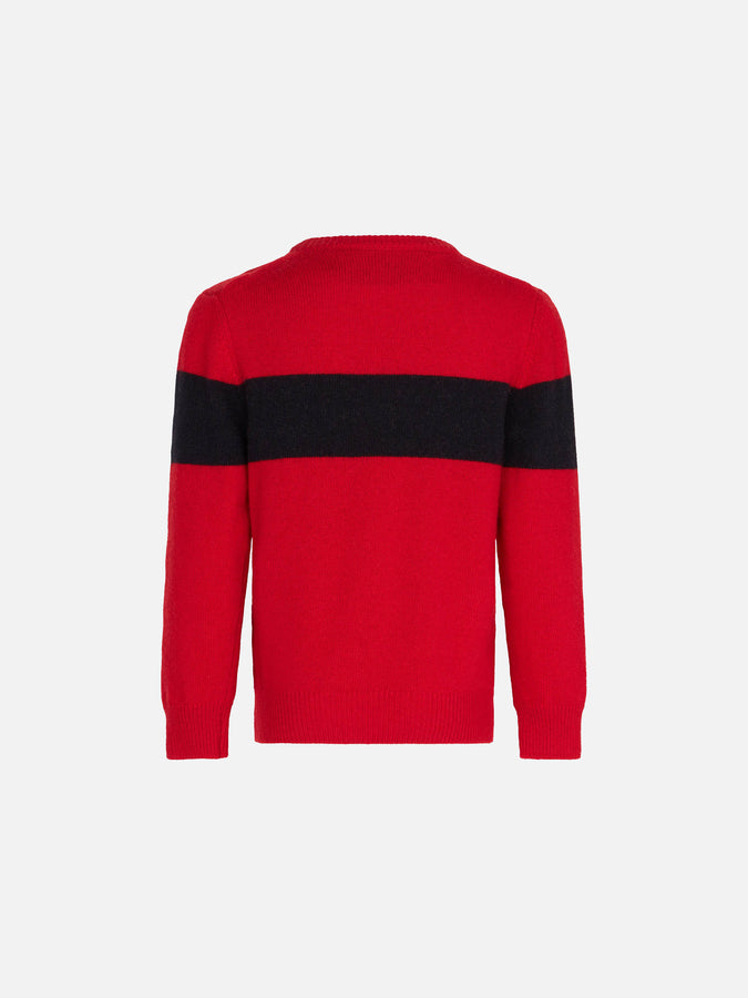 Mc2 Saint Barth Maglia Da Bambino Con Ricamo Cortina