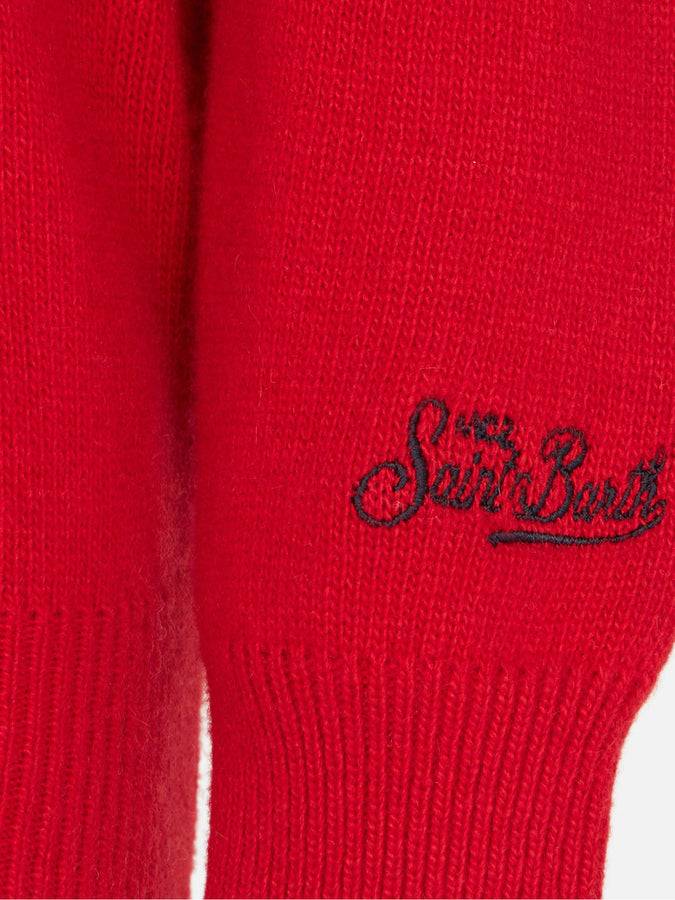 Mc2 Saint Barth Maglia Da Bambino Con Ricamo Cortina
