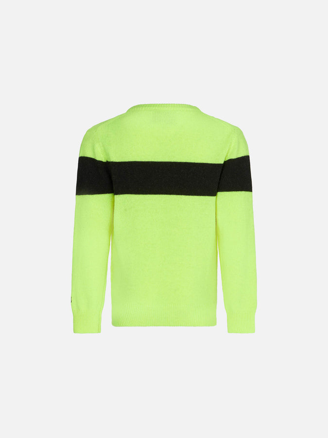 Mc2 Saint Barth Maglia Da Bambino Con Scritta Apres Ski