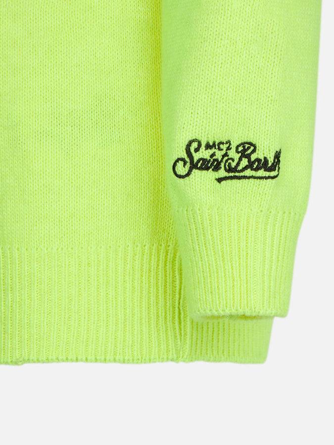 Mc2 Saint Barth Maglia Da Bambino Con Scritta Apres Ski