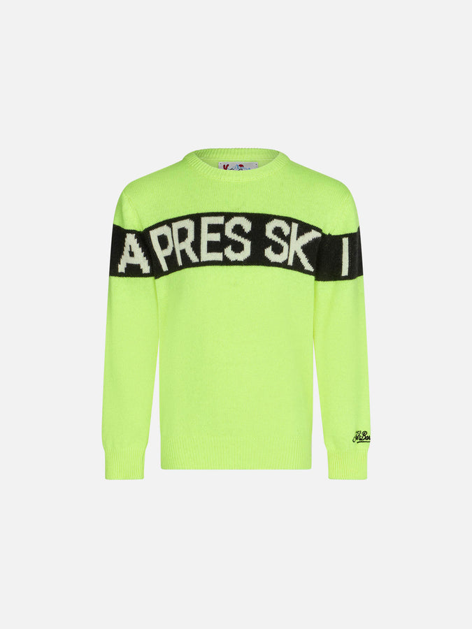 Mc2 Saint Barth Maglia da bambino con scritta Apres Ski