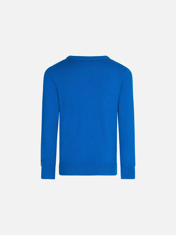 Mc2 Saint Barth Maglia Da Bambino Con Stampa Cartolina Montagne