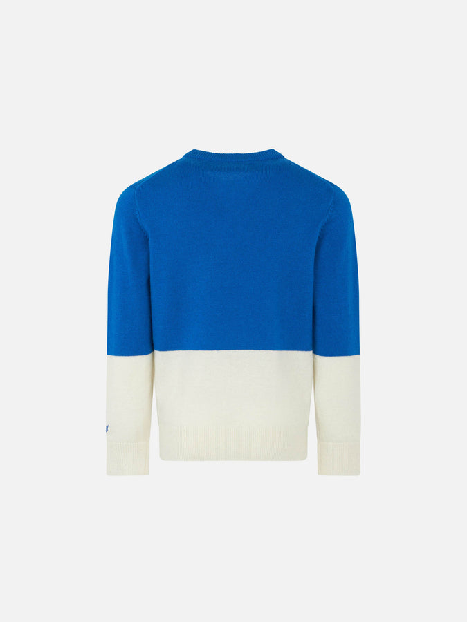 Mc2 Saint Barth Maglia Da Bambino Con Stampa Jacquard Courmayeur