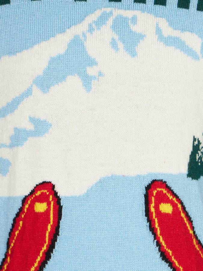 Mc2 Saint Barth Maglia Da Bambino Con Stampa Jacquard Montagna