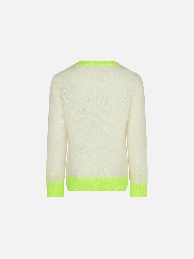 Mc2 Saint Barth Maglia Da Bambino Girocollo Con Ricamo Fatto A Mano