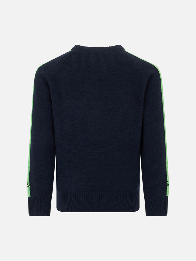 Mc2 Saint Barth Maglia Da Bambino Girocollo Con Stampa Bart Simpson |THE SIMPSON SPECIAL EDITION