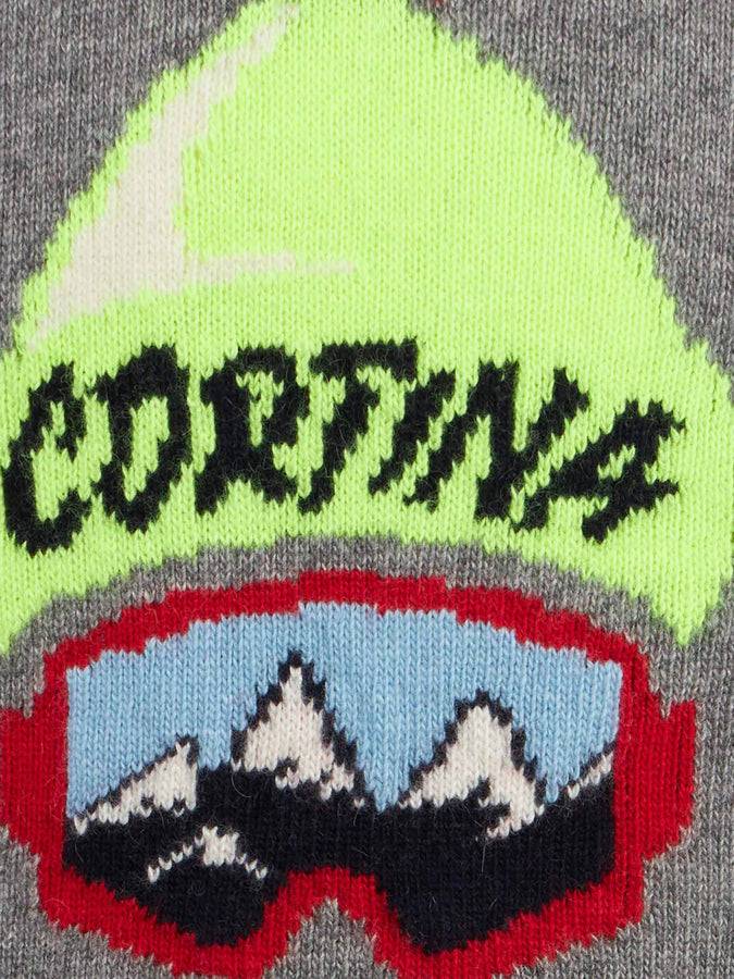 Mc2 Saint Barth Maglia Da Bambino Girocollo Con Stampa Cappello Cortina