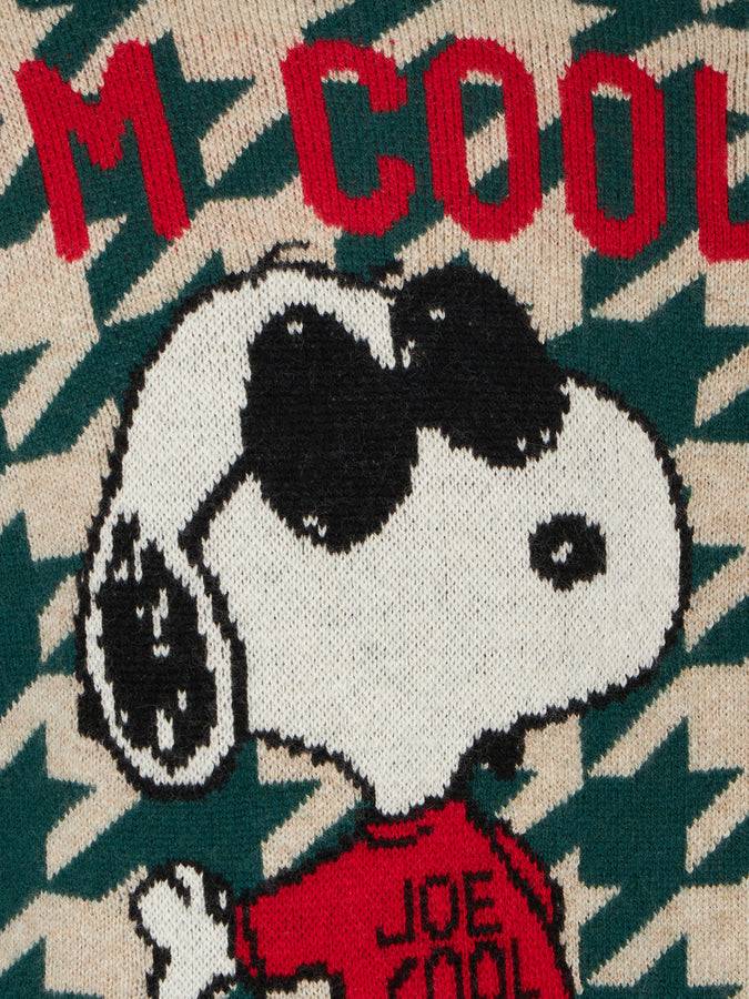 Mc2 Saint Barth Maglia Da Bambino Girocollo Con Stampa Jacquard Snoopy | SNOOPY - EDIZIONE SPECIALE PEANUTS™