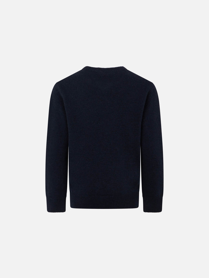 Mc2 Saint Barth Maglia Da Bambino Girocollo Con Stampa Me Ne Vado Dai Nonni