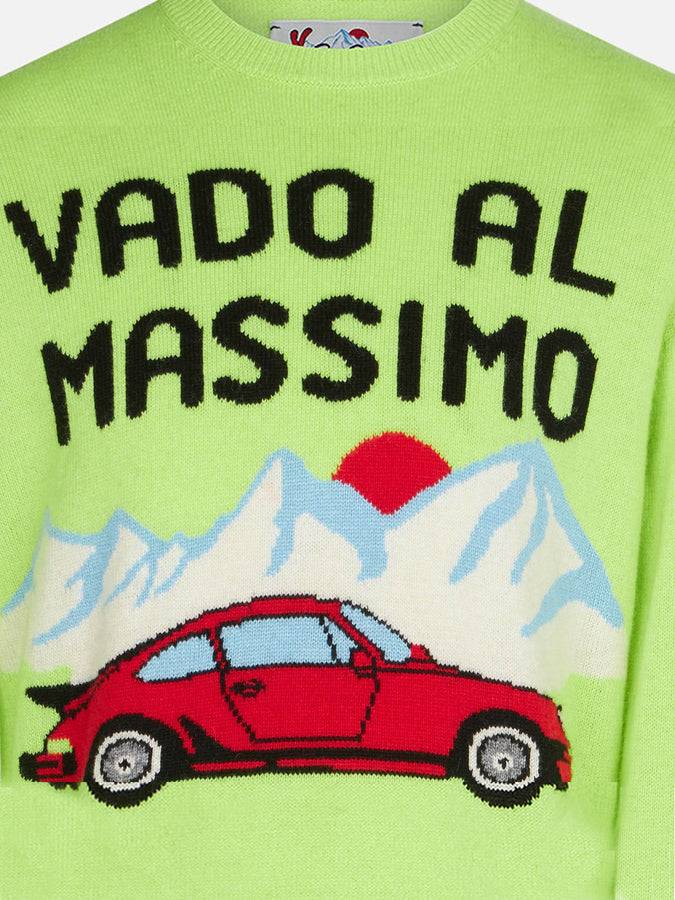 Mc2 Saint Barth Maglia Da Bambino Girocollo Con Stampa Montagne