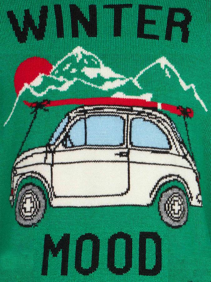 Mc2 Saint Barth Maglia Da Bambino Girocollo Con Stampa Montagne